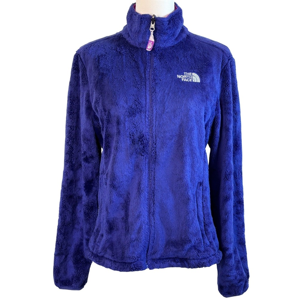 The North Face Osito 2 Fleece Jacket Small Blue Purple Plush Full‎ Zip